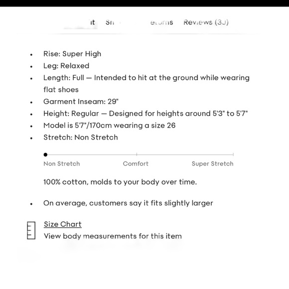 Aritzia Denim Forum The Joni High Rise Loose Distressed Jeans Size 31 TALL 29L - Picture 7 of 12